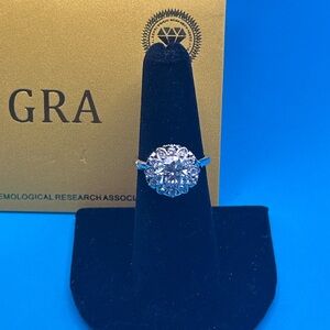 Certified 2.0 CT Moissanite floral design Ring size 7